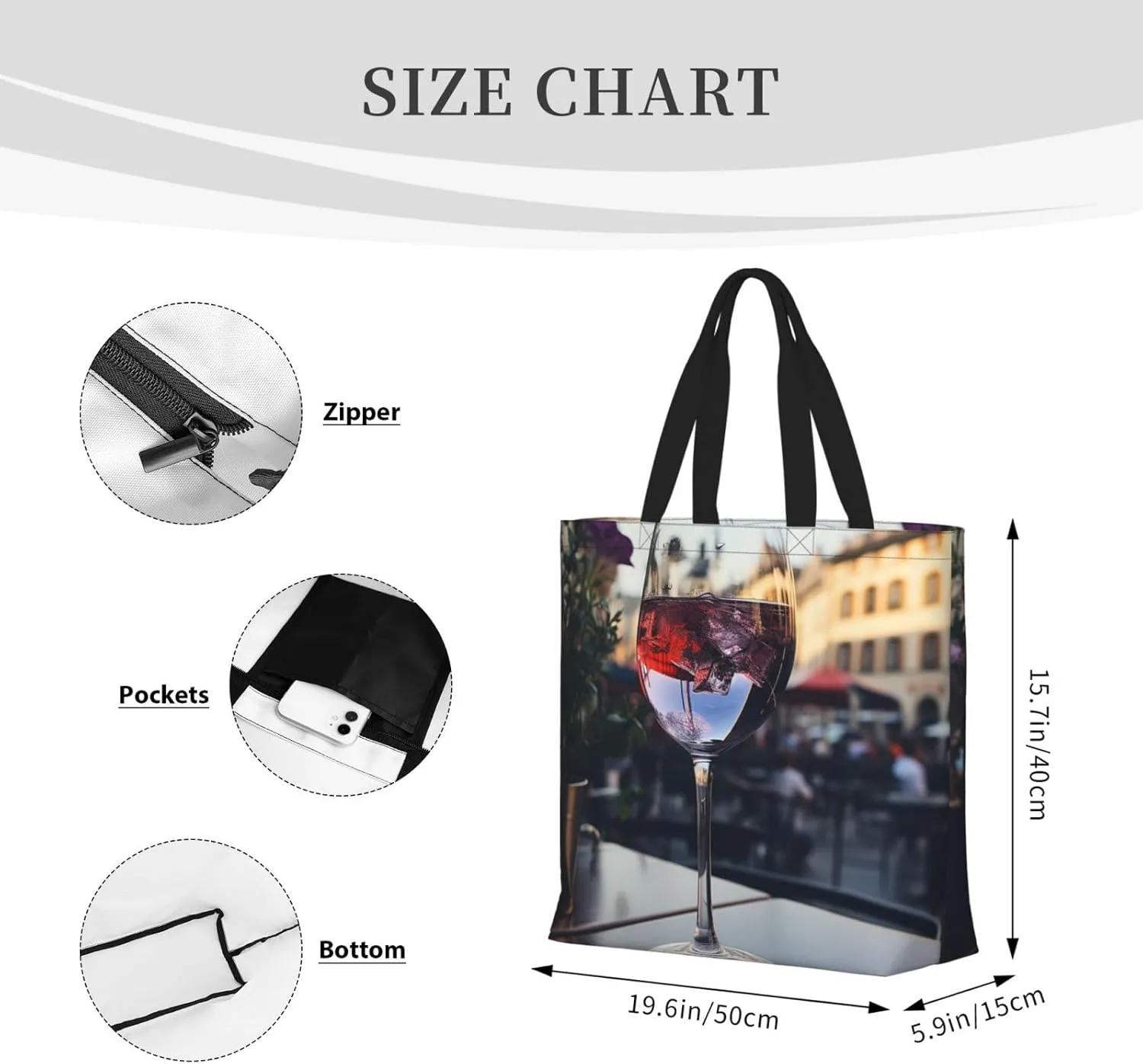 Tote Bag for Women Grocery Bag Reusable Shopping Bag Angry Roaring Lion Handbag Foldable Shoulder Bag