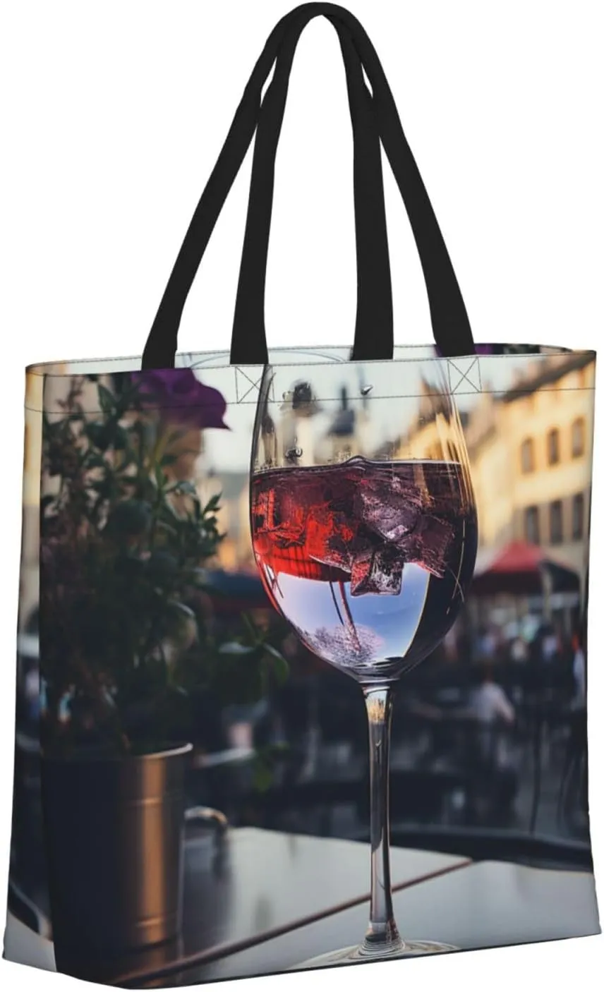 Tote Bag for Women Grocery Bag Reusable Shopping Bag Angry Roaring Lion Handbag Foldable Shoulder Bag