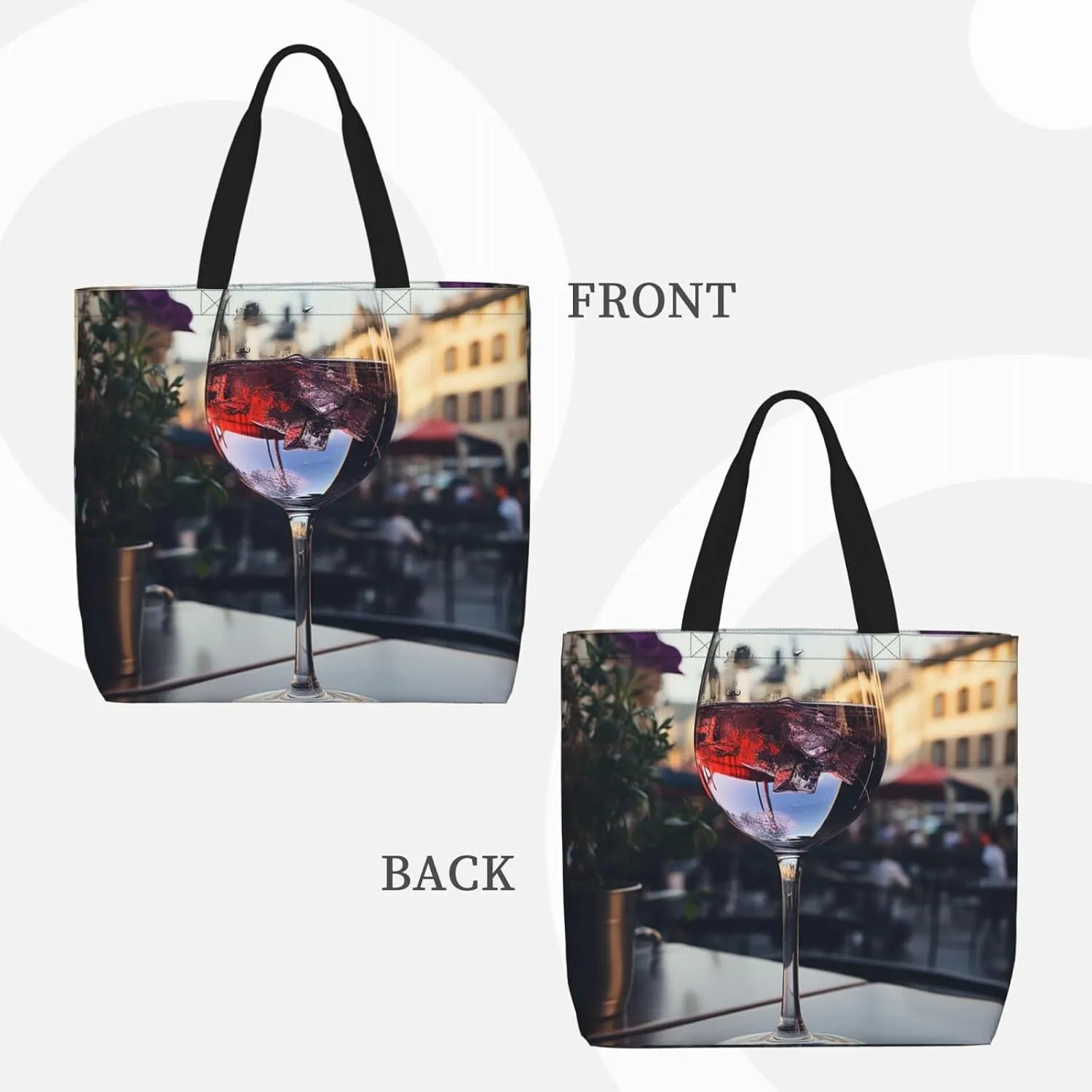 Tote Bag for Women Grocery Bag Reusable Shopping Bag Angry Roaring Lion Handbag Foldable Shoulder Bag