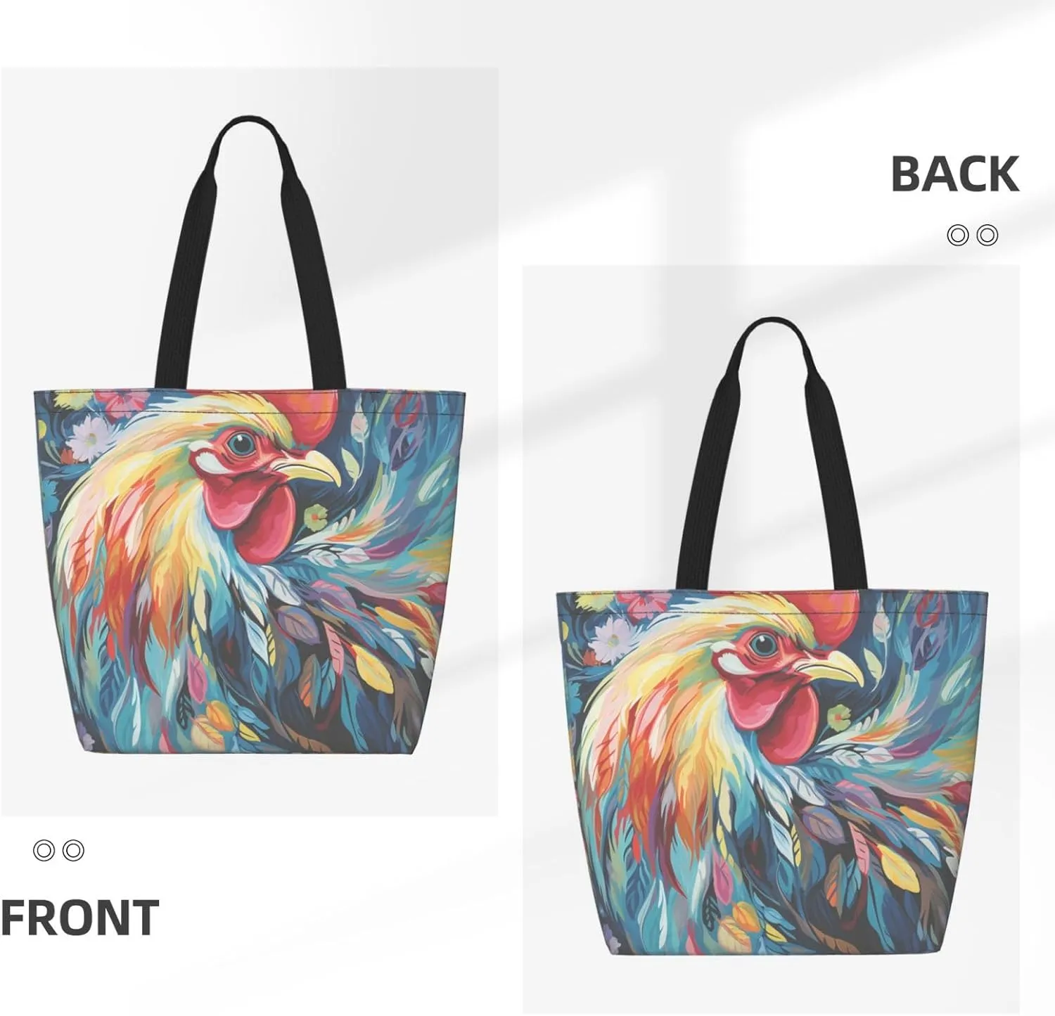 Tote Bag for Women Grocery Bag Reusable Shopping Bag Beautiful Sunflower Handbag Foldable Shoulder Bag