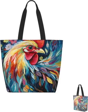 Tote Bag for Women Grocery Bag Reusable Shopping Bag Beautiful Sunflower Handbag Foldable Shoulder Bag