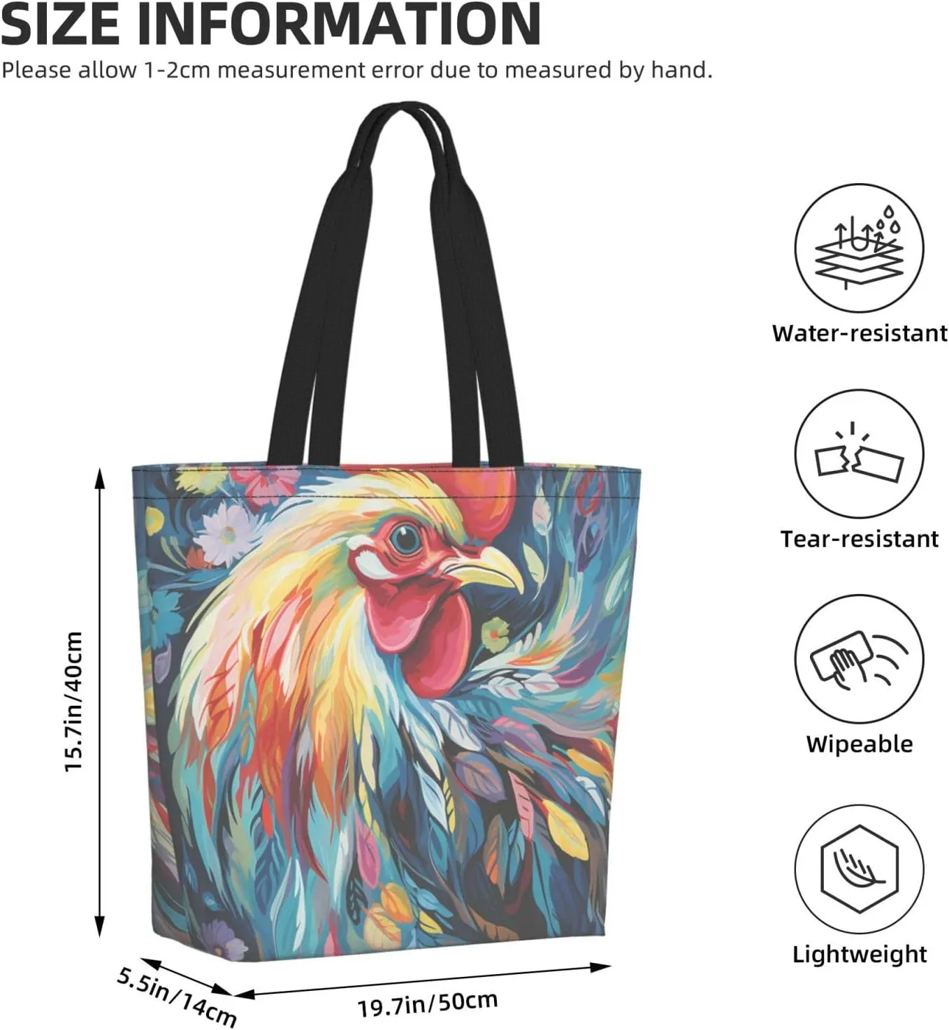 Tote Bag for Women Grocery Bag Reusable Shopping Bag Beautiful Sunflower Handbag Foldable Shoulder Bag