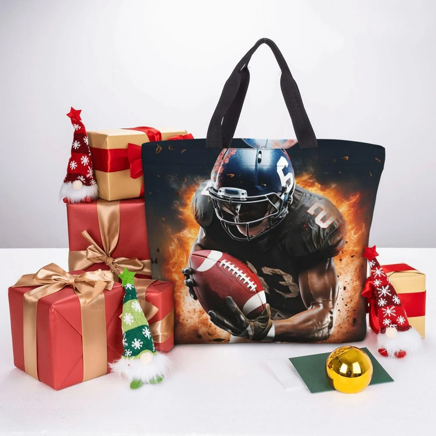 Tote Bag for Women Grocery Bag Reusable Shopping Bag Cool Evil Skull Handbag Foldable Shoulder Bag