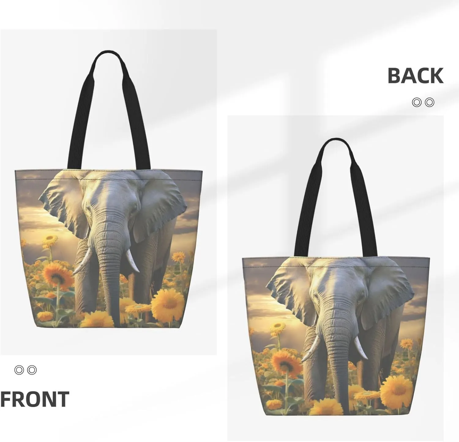 Tote Bag for Women Grocery Bag Reusable Shopping Bag Fall Maple Leaf Handbag Foldable Shoulder Bag