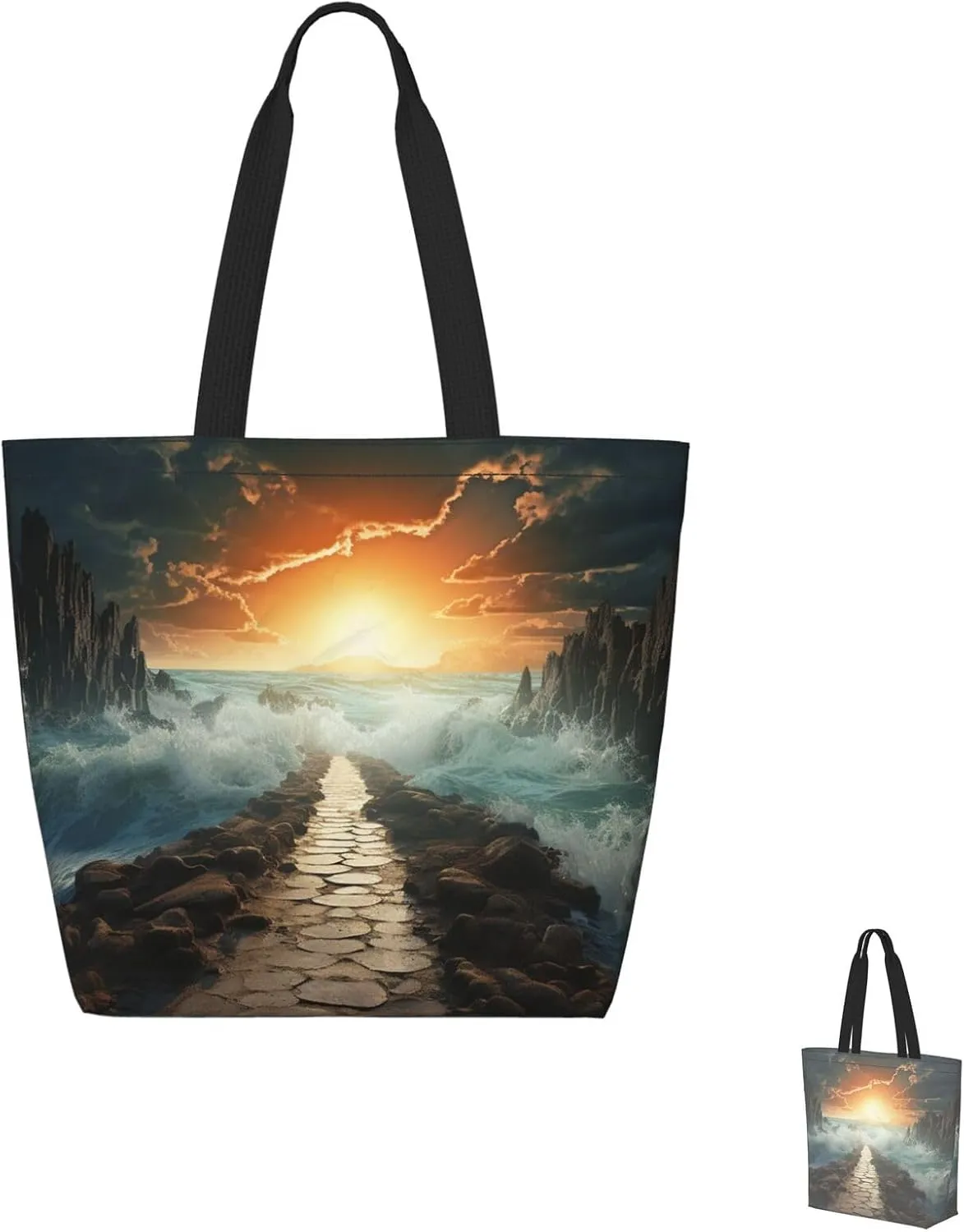 Tote Bag for Women Grocery Bag Reusable Shopping Bag Math question Handbag Foldable Shoulder Bag