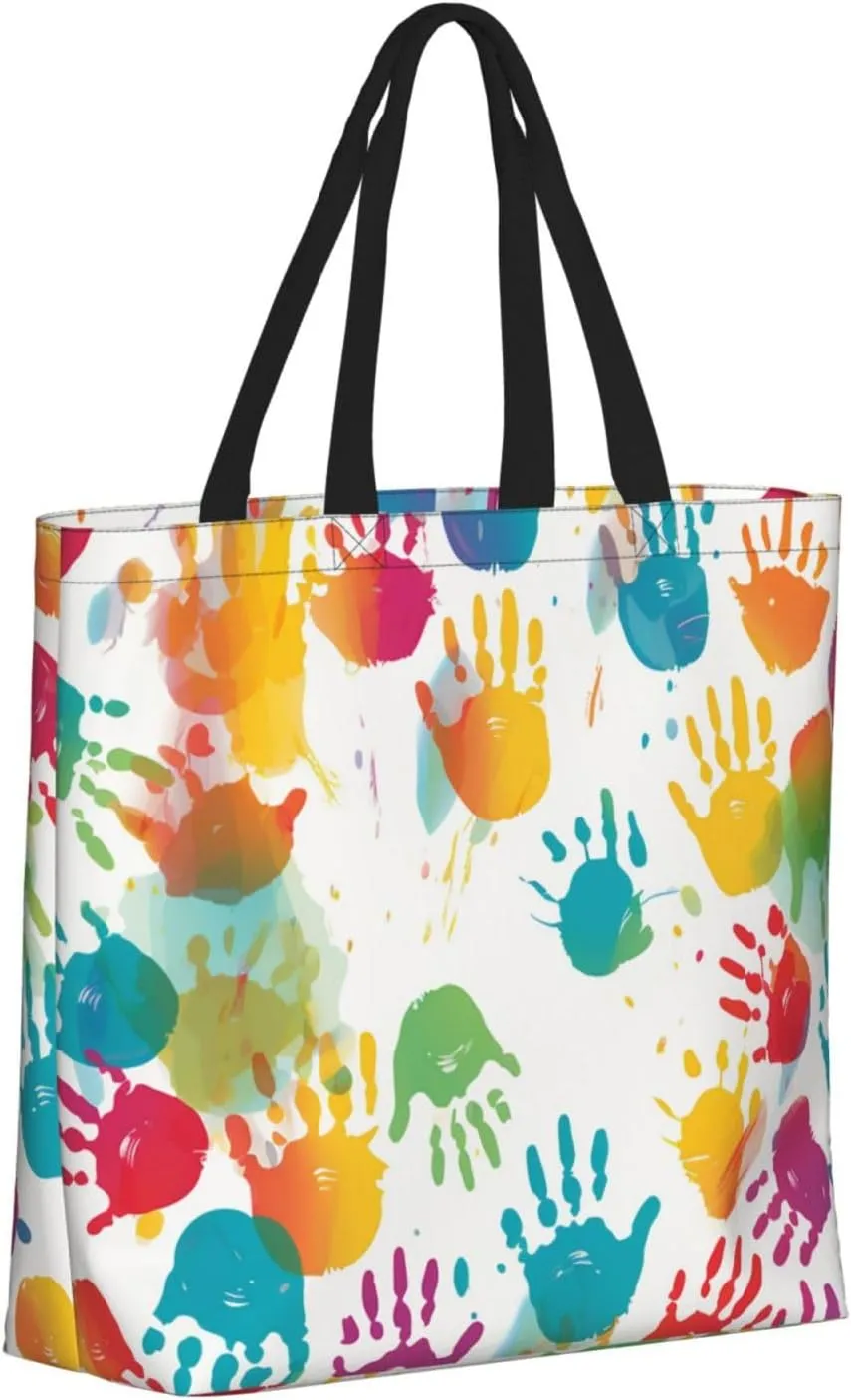 Tote Bag for Women Grocery Bag Reusable Shopping Bag Nebula Desert Monument Handbag Foldable Shoulder Bag