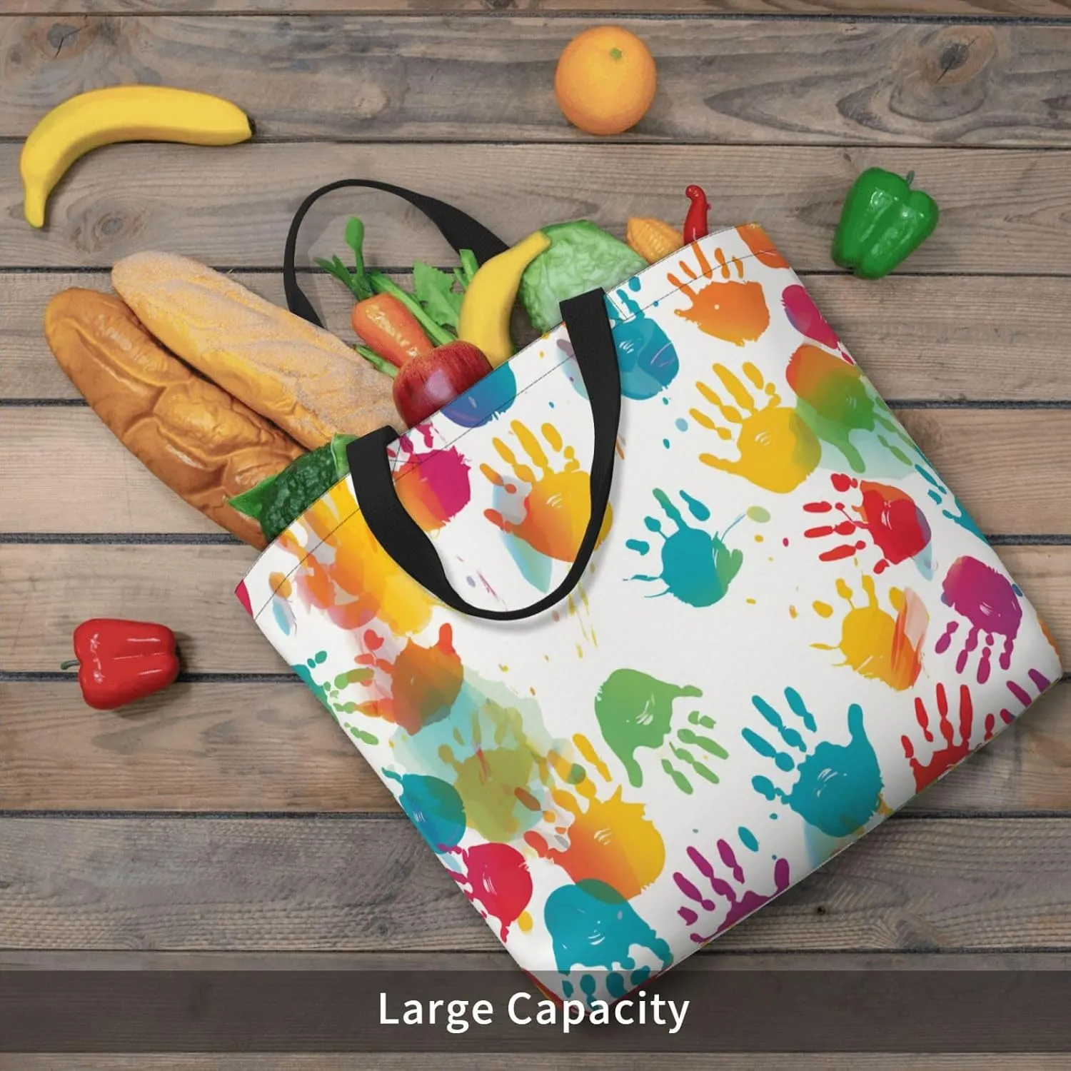 Tote Bag for Women Grocery Bag Reusable Shopping Bag Nebula Desert Monument Handbag Foldable Shoulder Bag