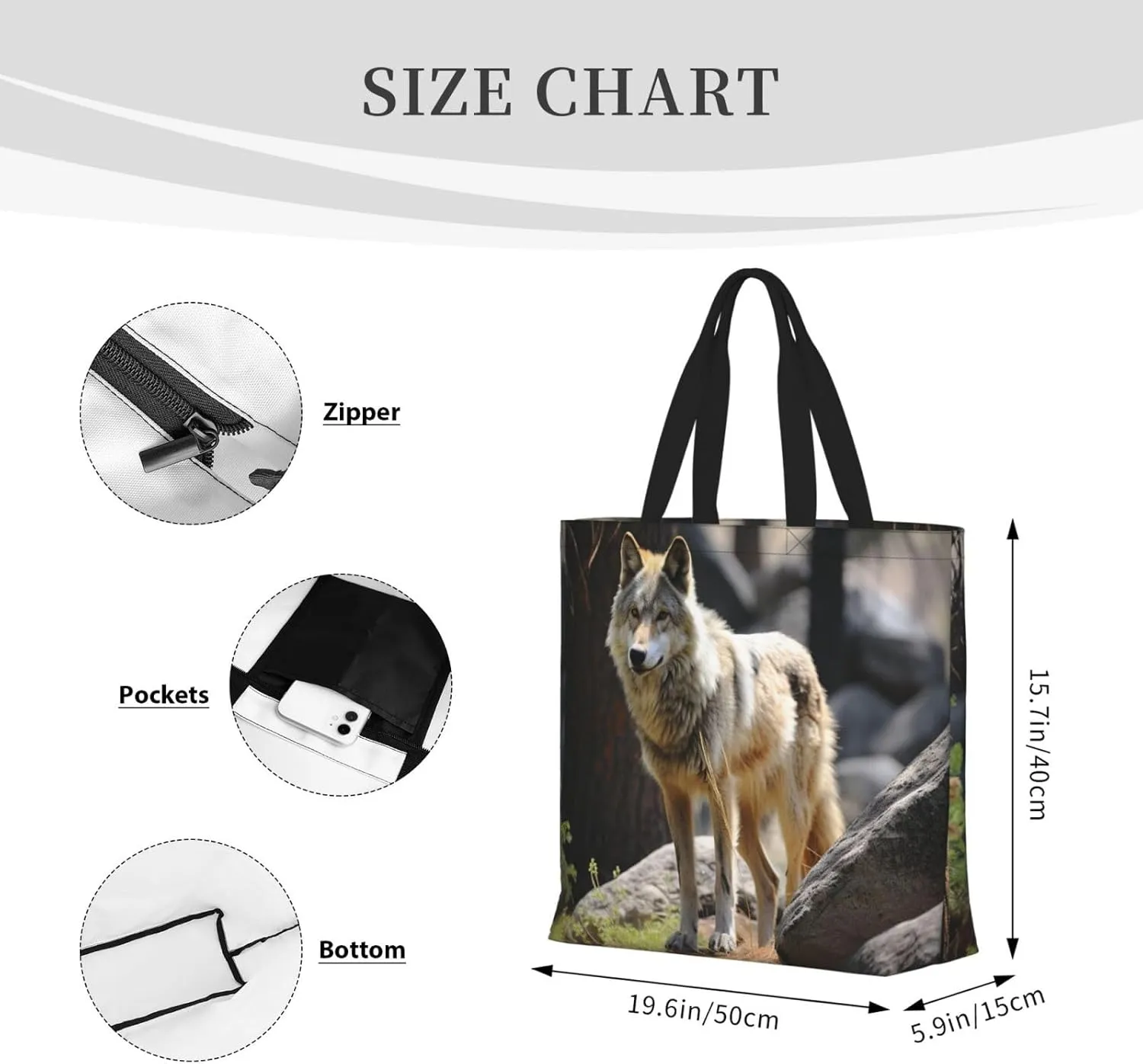 Tote Bag for Women Grocery Bag Reusable Shopping Bag Yellow and flowers Handbag Foldable Shoulder Bag