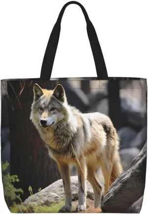 Tote Bag for Women Grocery Bag Reusable Shopping Bag Yellow and flowers Handbag Foldable Shoulder Bag
