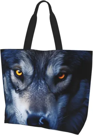 Tote Bag for Women Grocery Bag Reusable Shopping Bag Zebras on Brown Grass Field Handbag Foldable Shoulder Bag