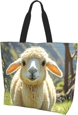 Tote Bag for Women Modern Mid Century Grocery Bag Foldable Shopping Bags Reusable Large Tote Bag