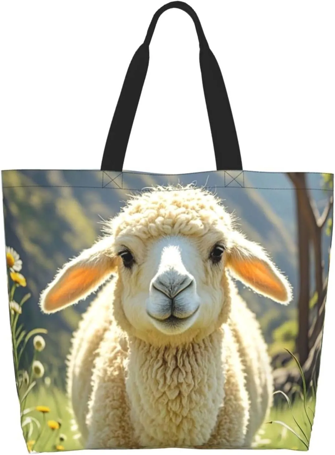 Tote Bag for Women Modern Mid Century Grocery Bag Foldable Shopping Bags Reusable Large Tote Bag