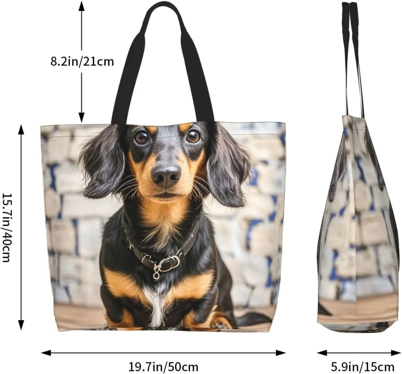 Tote Bag for Women Modern Mid Century Grocery Bag Foldable Shopping Bags Reusable Large Tote Bag