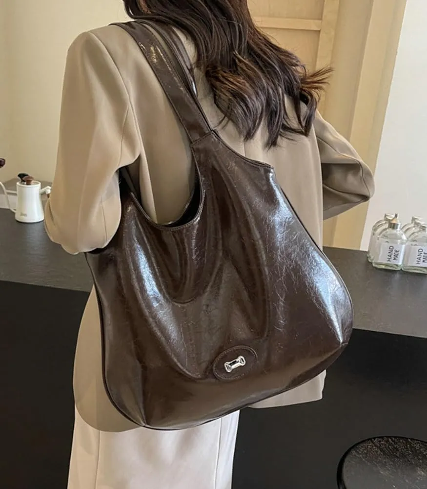 Tote Bag for Women Vegan Leather Hobo Bag Large Shoulder Bag Handbag Work Satchel Purse Travel
