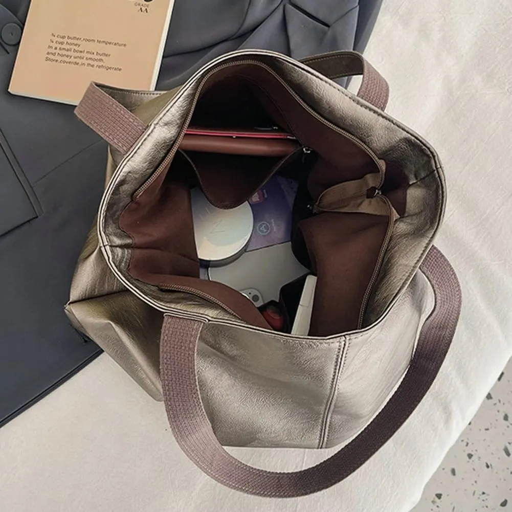 Tote Bag for Women Vegan Leather Hobo Bag Large Shoulder Bag Handbag Work Satchel Purse Travel