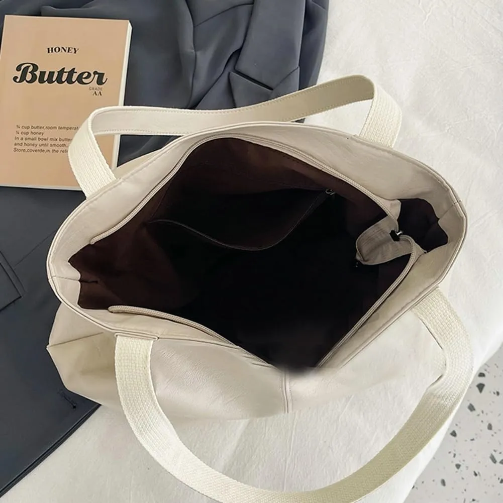 Tote Bag for Women Vegan Leather Hobo Bag Large Shoulder Bag Handbag Work Satchel Purse Travel