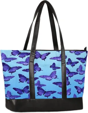 Tote Bag for Women with Zipper, Laptop Tote Bags Laptop Sleeve Case Shoulder Bag Messenger Bags