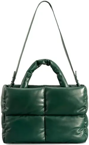 Tote Bag large Handbag Cotton Down Shoulder Bag Shinning Hobo Tote Bag Solid Color Retro Casual Cute Mini Clutch
