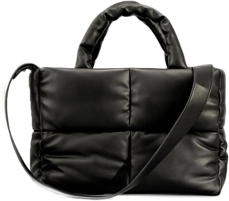 Tote Bag large Handbag Cotton Down Shoulder Bag Shinning Hobo Tote Bag Solid Color Retro Casual Cute Mini Clutch