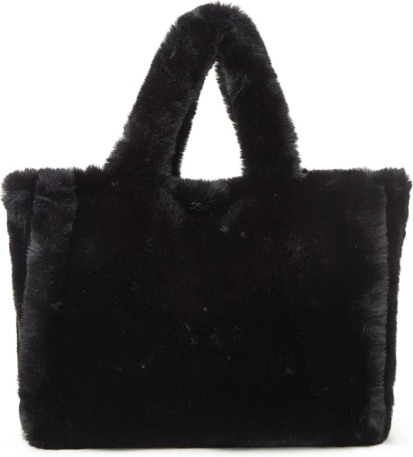 Tote Bag large Shoulder Bag Fleece Faux Fur Hobo Tote Bag Handbag Retro Bag Solid Color Big Purse