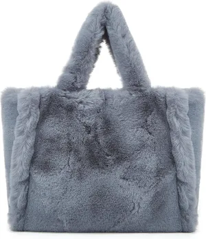 Tote Bag large Shoulder Bag Fleece Faux Fur Hobo Tote Bag Handbag Retro Bag Solid Color Big Purse