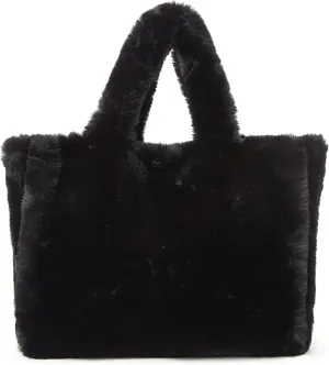 Tote Bag large Shoulder Bag Fleece Faux Fur Hobo Tote Bag Handbag Retro Bag Solid Color Big Purse