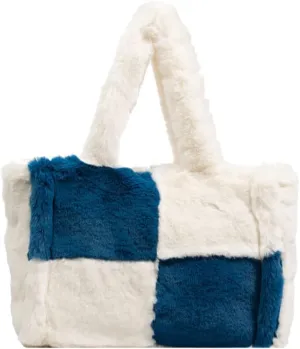 Tote Bag large Shoulder Bag Fleece Faux Fur Hobo Tote Bag Handbag Retro Bag Solid Color