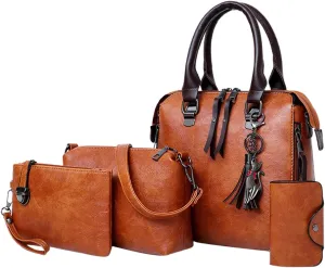 Tote Bag Set For Women Fashion Handbags Wallet Tote Bag Shoulder Bag Top Handle Satchel Designer Handbags for Women