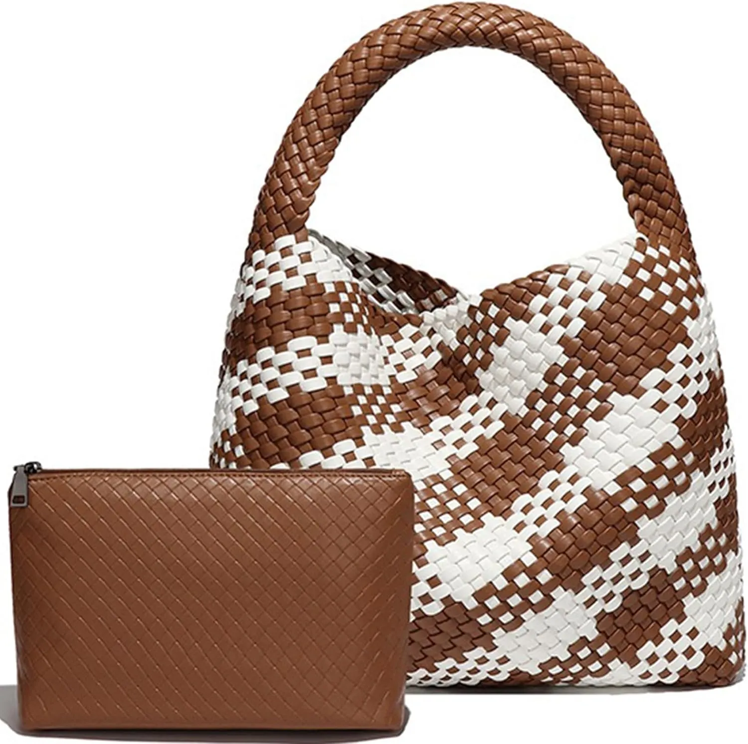Tote Bag Shoulder Handbags for Women Hand bag Large Capacity Travel Woven Lightweight Purse Hobo Slouchy Bags