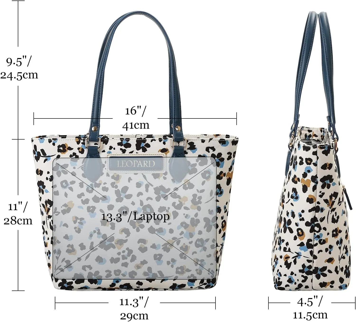 Tote bags for women, tote purse, nylon tote bag, with zipper and pockets, waterproof, lightweight
