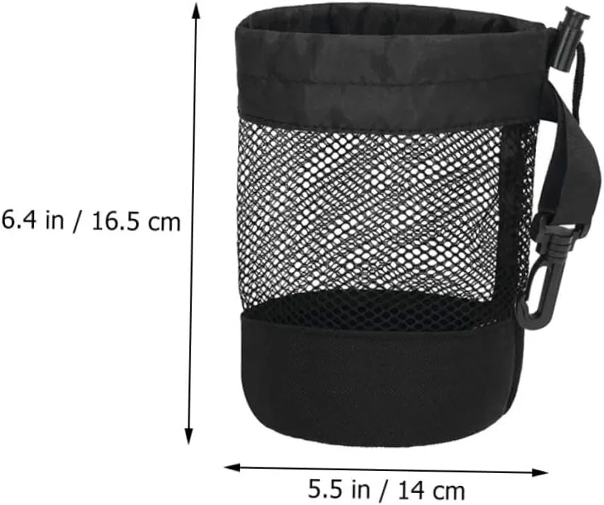 Toyvian Golf Net Bag Pouch Waist Pick Draw Portable Mesh Bag Mesh Tennis Bag Sports Equipment Storage Tennis Bag