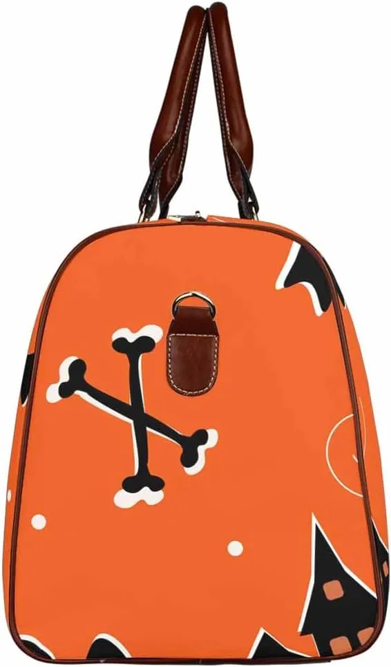 Travel Duffel Bag Ghosts House Candy Small Duffel Bag With Compartments & Straps, Carry On Weekend Bag For Women, Hospital, Overnight(Type-2,18.62"x 8.5"x 9.65")