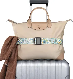 Travel Inspira Magnetic Quick-Release Luggage Strap – Adjustable Travel Belt for Suitcases, Secure Add-a-Bag Organizer for Carry-On Bags (Lightweight & Stylish Design)
