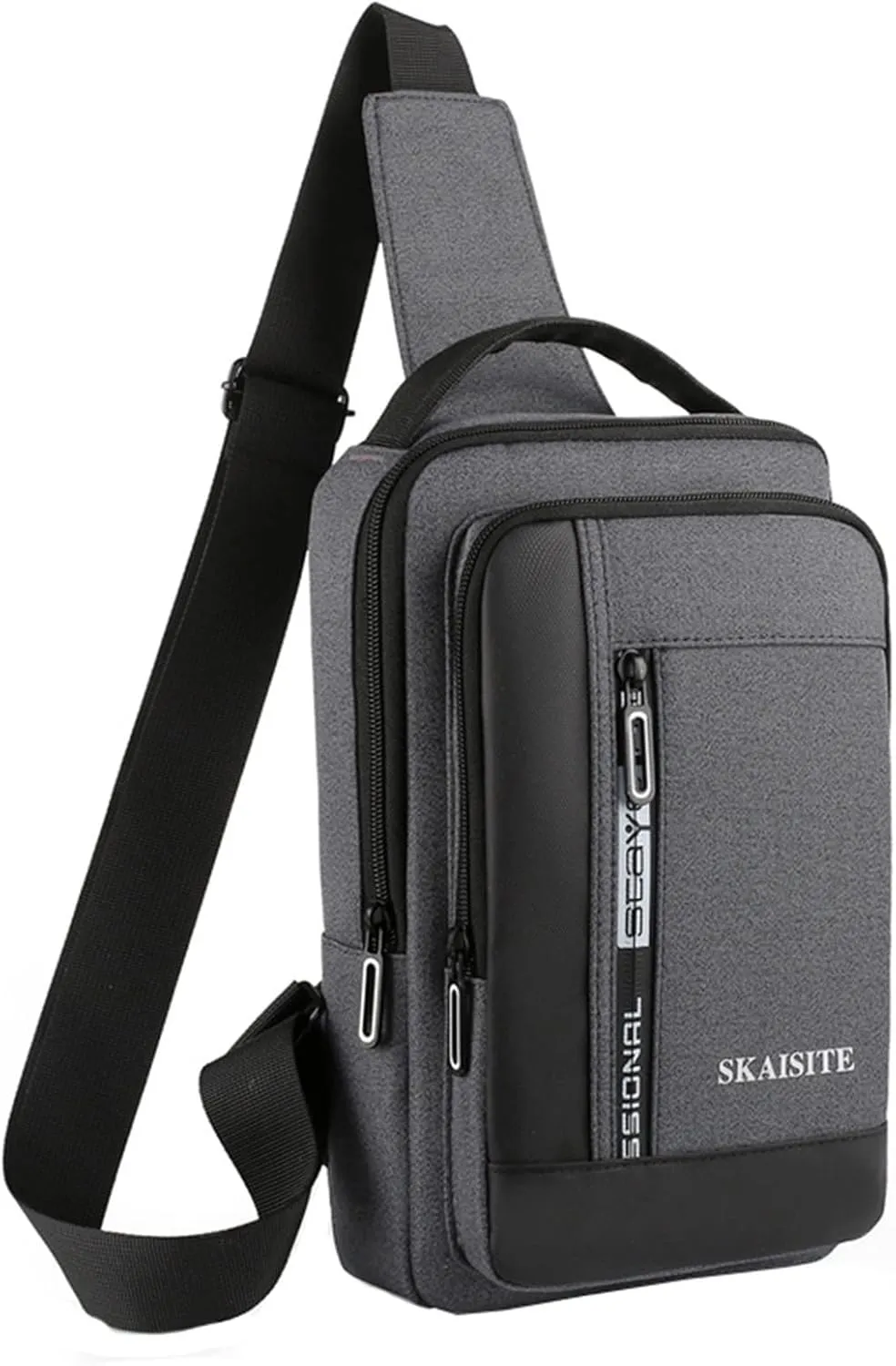Trendy Sling Bag Bakpack Messenger Bag Solid Color Cloth Outdoor Leisure Customize Chest Bag Men Shoulder