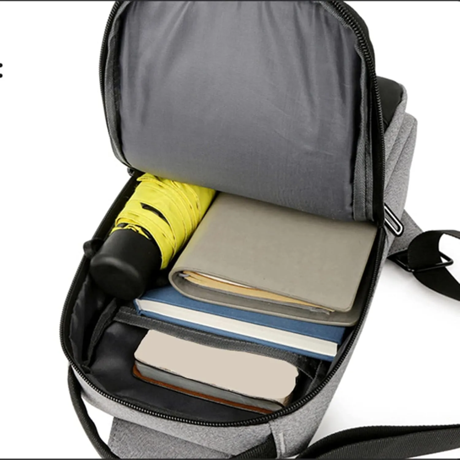 Trendy Sling Bag Bakpack Messenger Bag Solid Color Cloth Outdoor Leisure Customize Chest Bag Men Shoulder