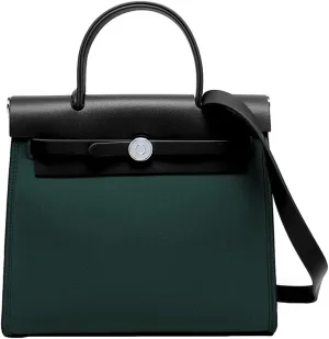 Trendy Top Handle Bags for Women,Classic Leather and Canvas Satchel small Purses Handbags Crossbody with Adjustable Strap