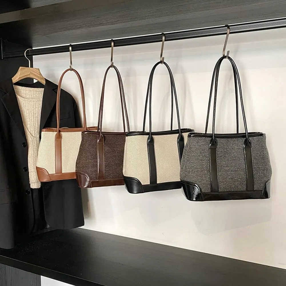 Trendy Tote Bag for Women Large Capacity Shoulder Bag Underarm Bag Tote Handbag Travel College Work Purse