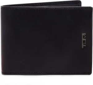 TUMI - Nassau Double Billfold Wallet - Card Holder Wallet for Men & Women - RFID Wallet Protection - Nappa Leather Material - Smooth Black