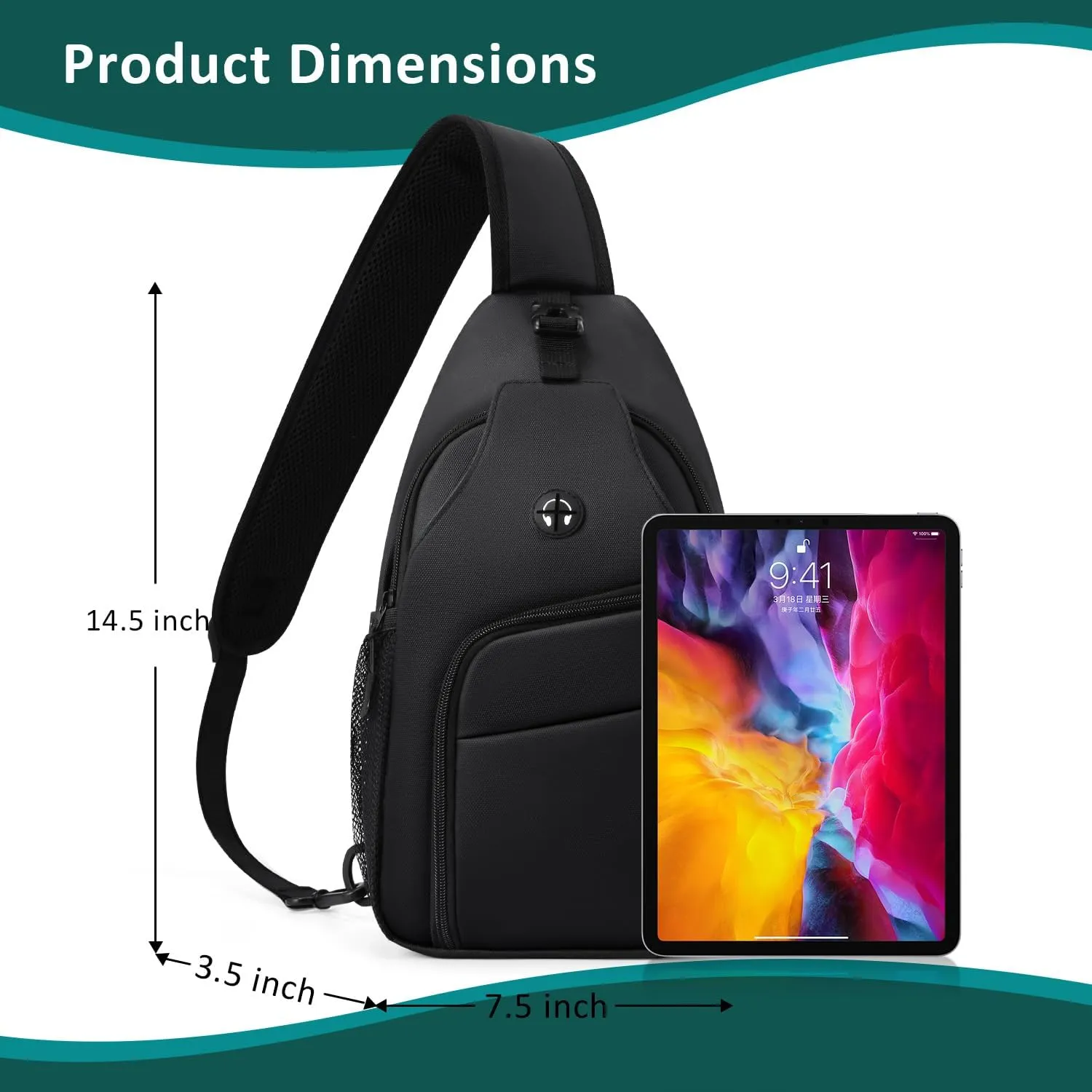 Tuwubi Crossbody Bags for Women Trendy,Sling Bag for Men with Adjustable Shoulder,Travel Essentials Backpack for Traveling