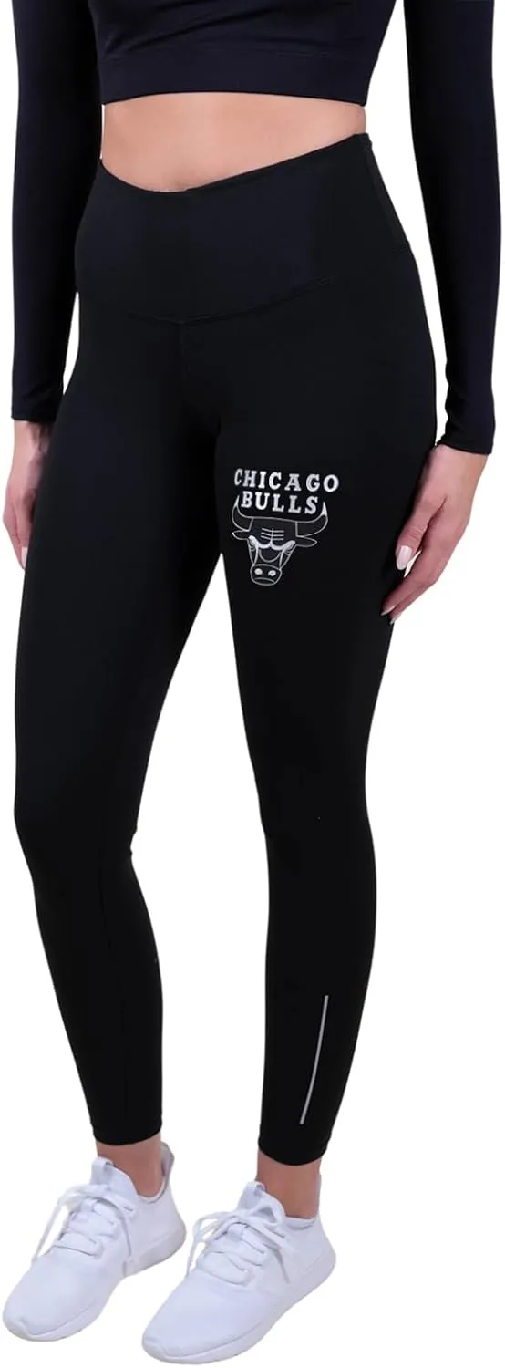Ultra Game Women's NBA Official Super Soft Lightweight Leggings Fitness Sport Yoga Active Pants