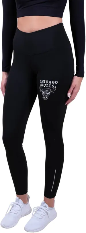 Ultra Game Women's NBA Official Super Soft Lightweight Leggings Fitness Sport Yoga Active Pants