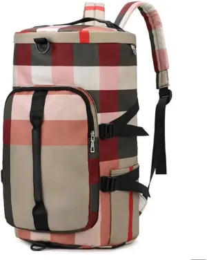 Unisex Multi-Color Gym Duffle Bag with Adjustable Long Belt: Stylish and Spacious Fitness Companion, Multicolor 4, Gym Bags