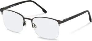 Unisex Square Metal Glasses Frame (Model R7147) (Includes Glasses Case)