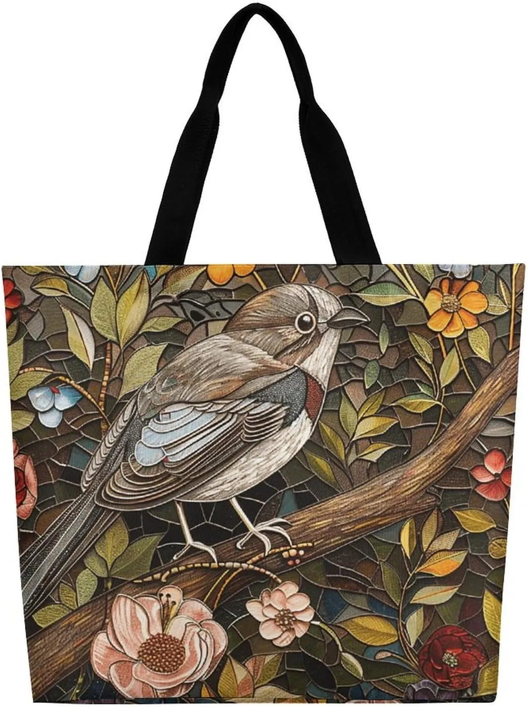 Usa Flag Beach Bag Reusable Tote Bag Foldable Grocery Bags Women Shopping Bags for Daily Essentials