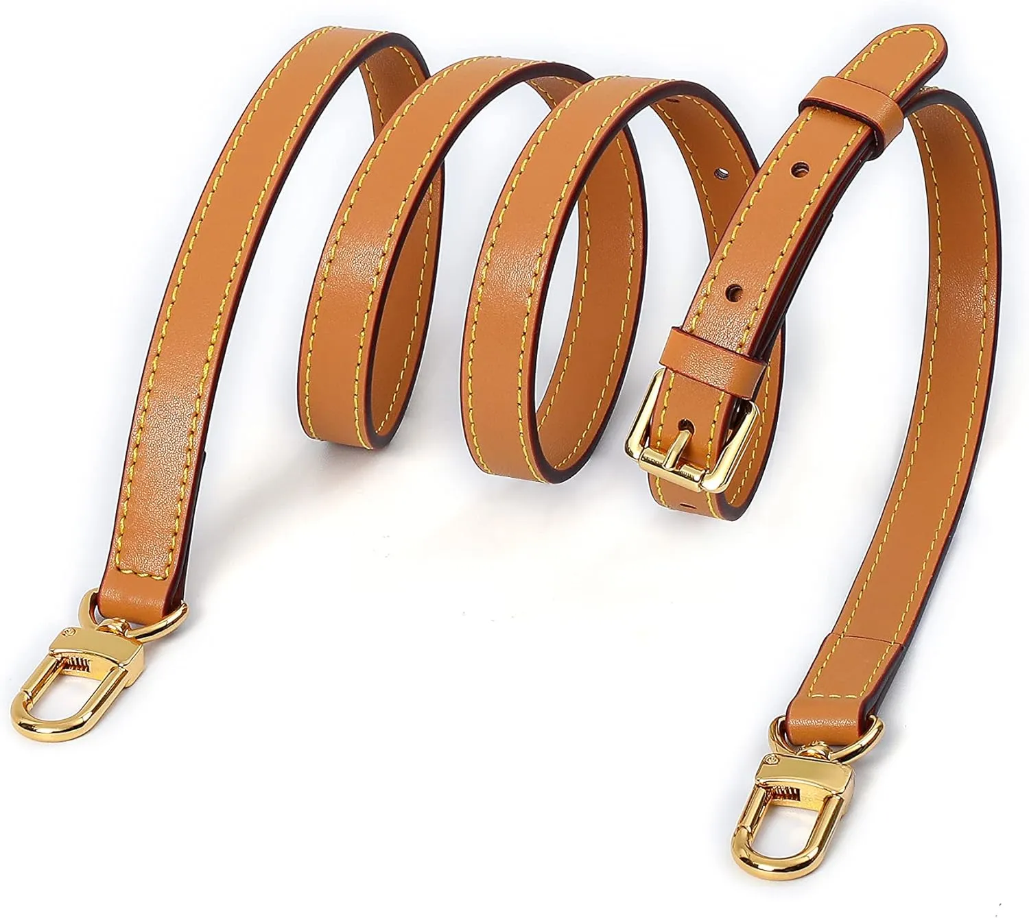Vachetta Leather Adjustable Crossbody Strap for Women's Crossbody Handbags