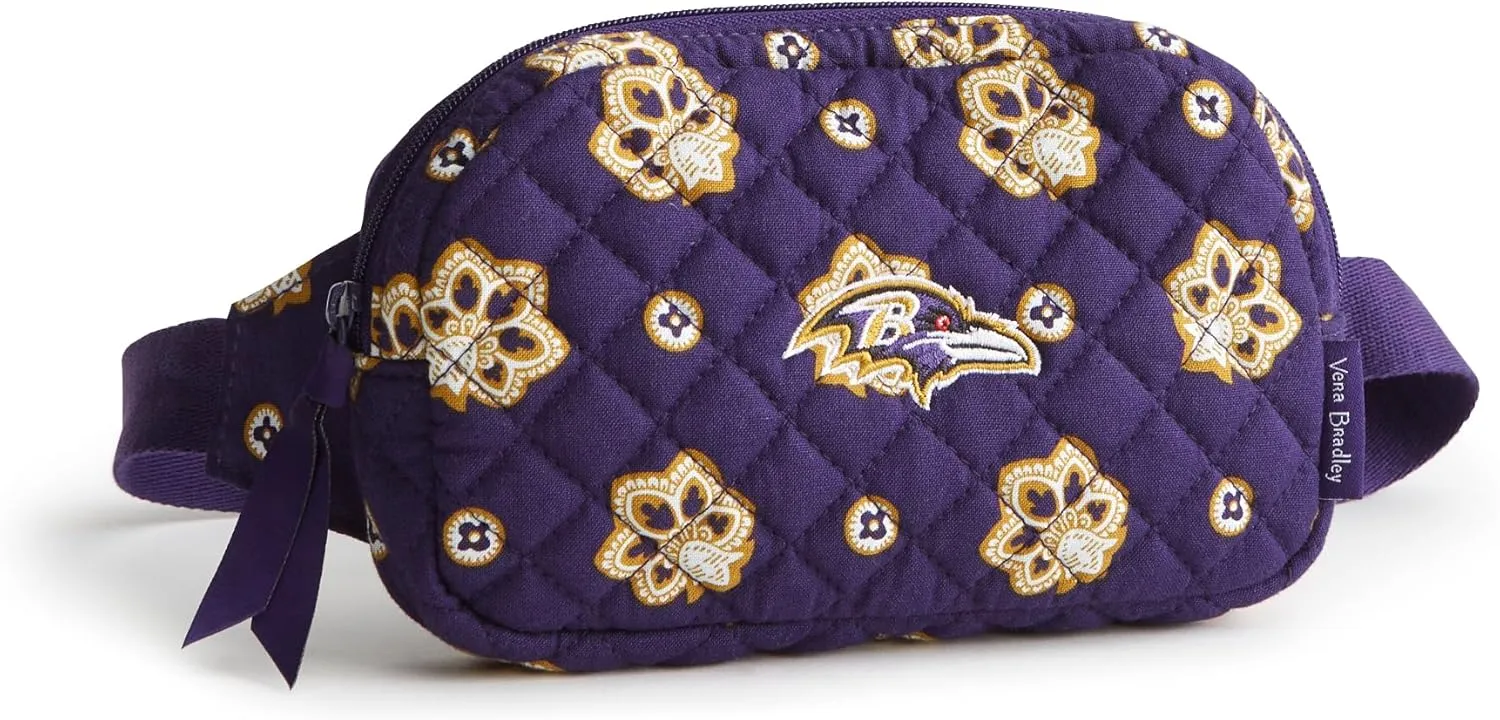 Vera Bradley Women's Cotton NFL Mini Belt Bag (Multiple Teams Available)