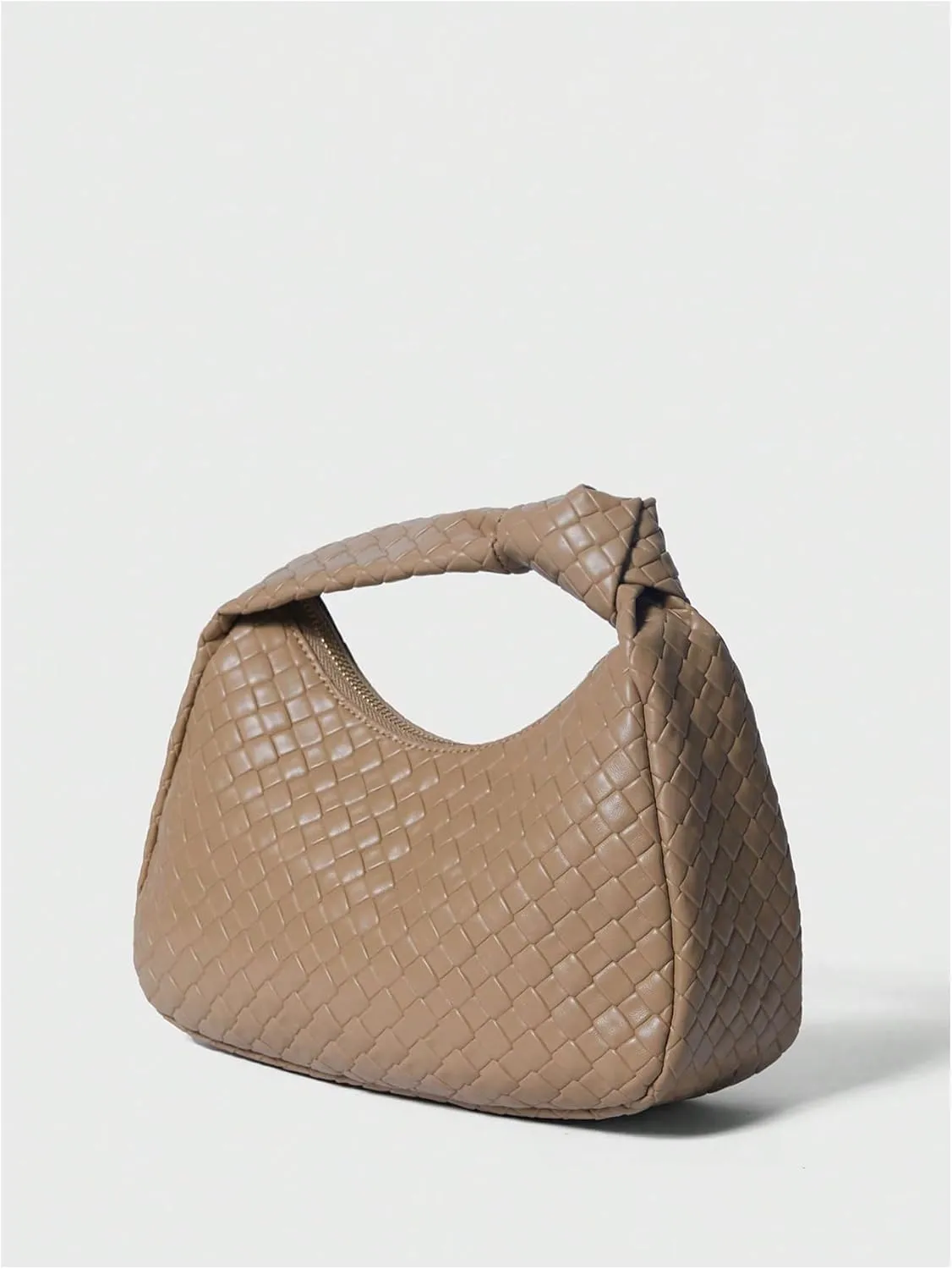 Verdusa Women's Hobo Bags Ruched PU Leather Handbag Clutch Purses Dumpling Pouch Bag