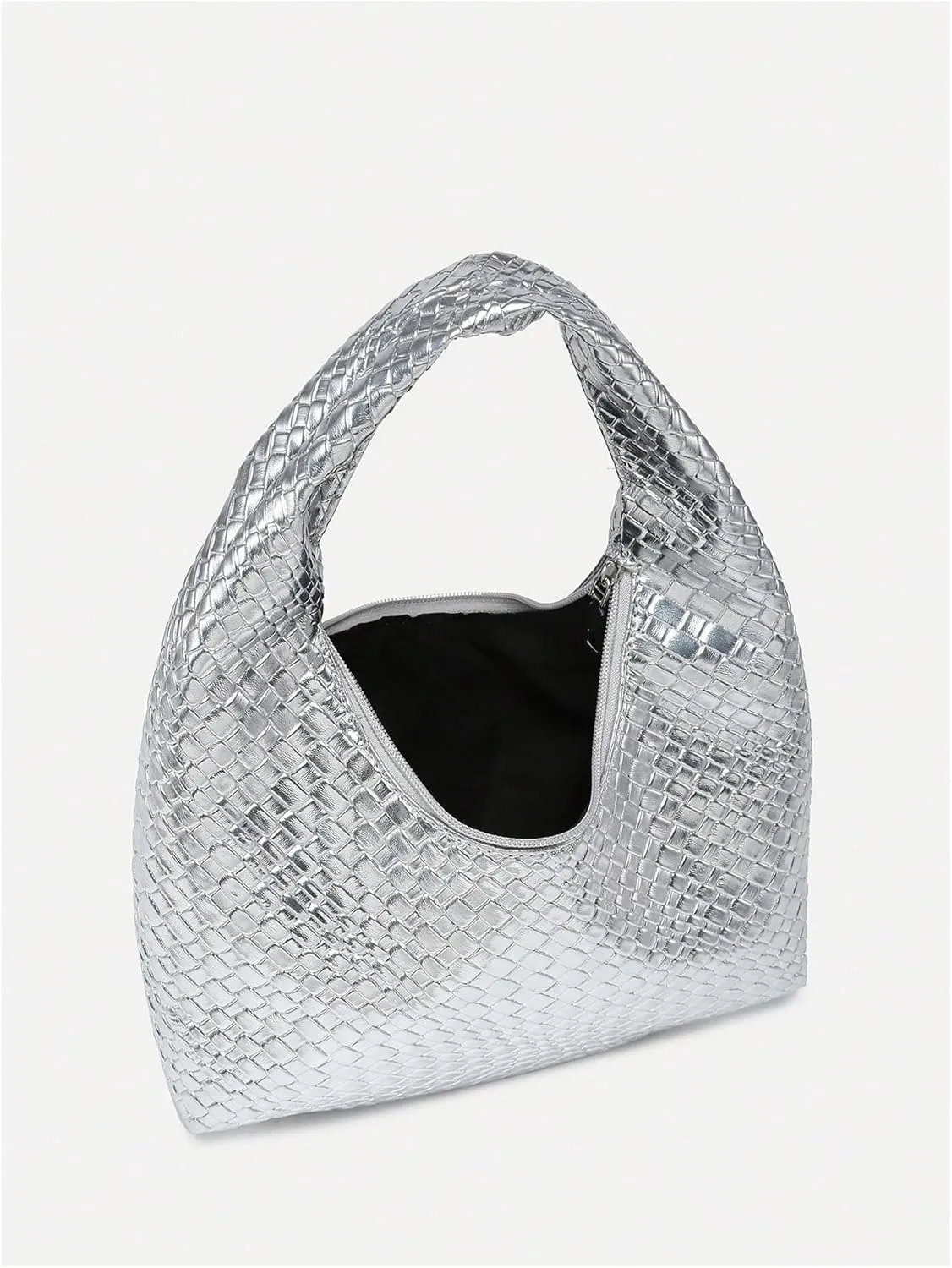 Verdusa Women's Woven Leather Hobo Shoulder Bags Top Handle Braided Underarm Purse