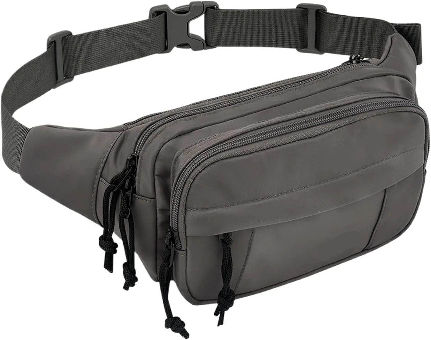 Waist Packs Large Crossbody Belt Bag Women Men With 7 Zipper Pockets Strap Waist Bags Hip Pack(Navy blue)