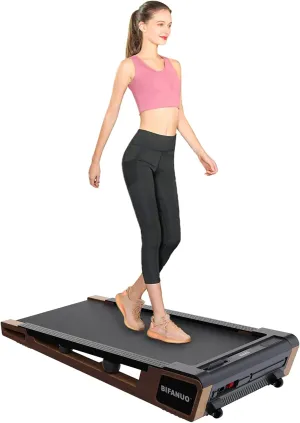 Walking Pad Under Desk Treadmill Small Compact Walking Treadmill with Incline 5° Fit Standing Desk